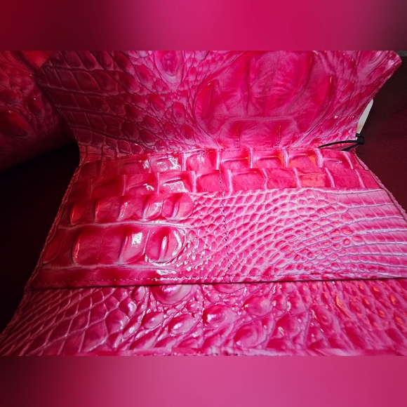 Brahmin Pink Cosmo Melbourne April Tote & Veronica Wallet NWT - Picture 10 of 16